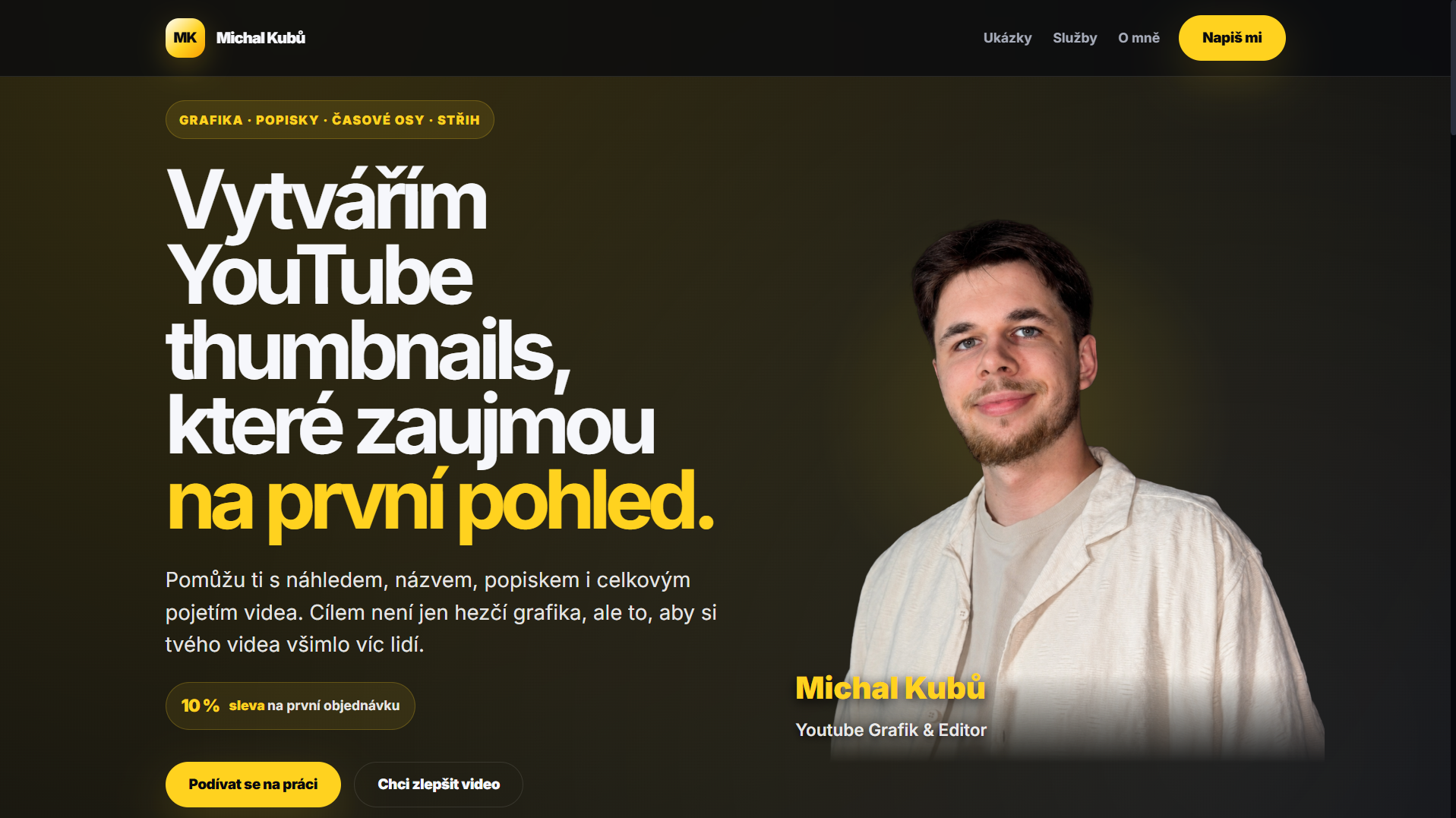 MKubuDesign.cz Mockup Ukázka